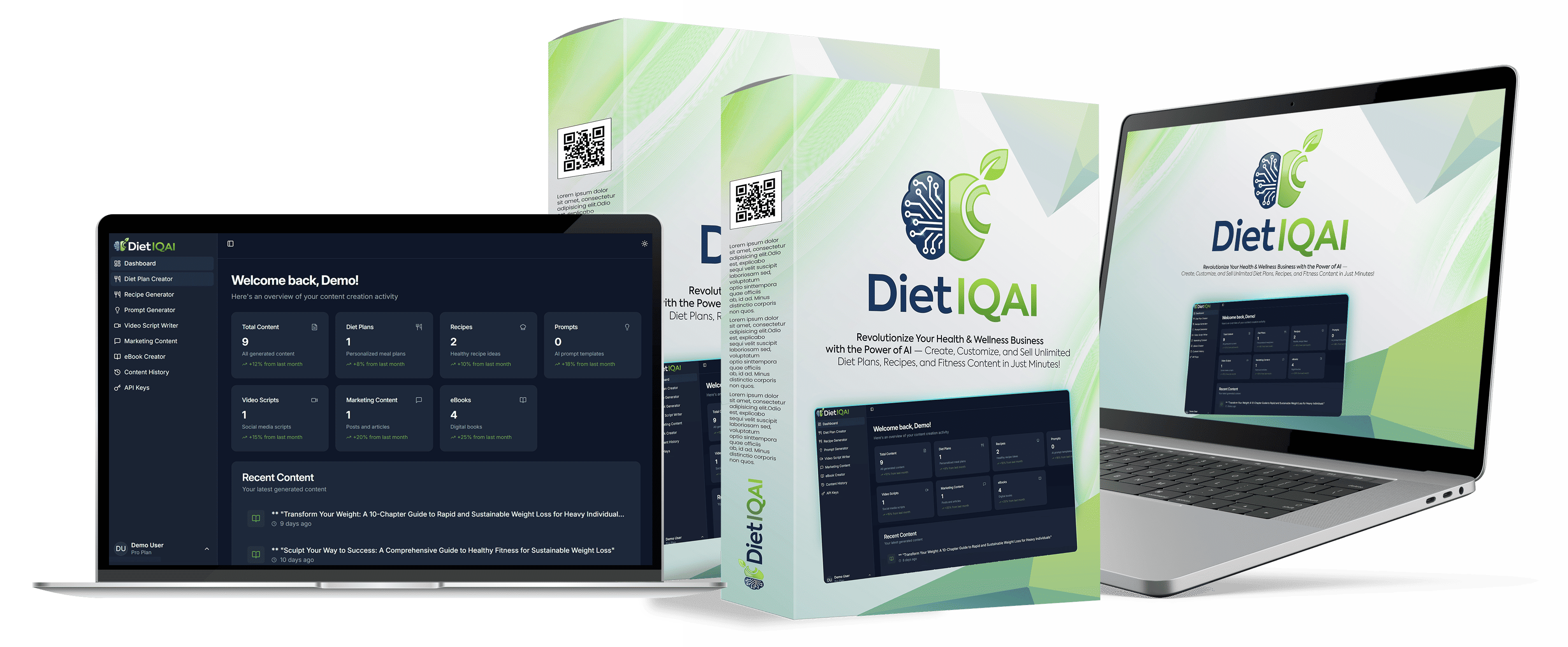 DietIQAI Dashboard Preview